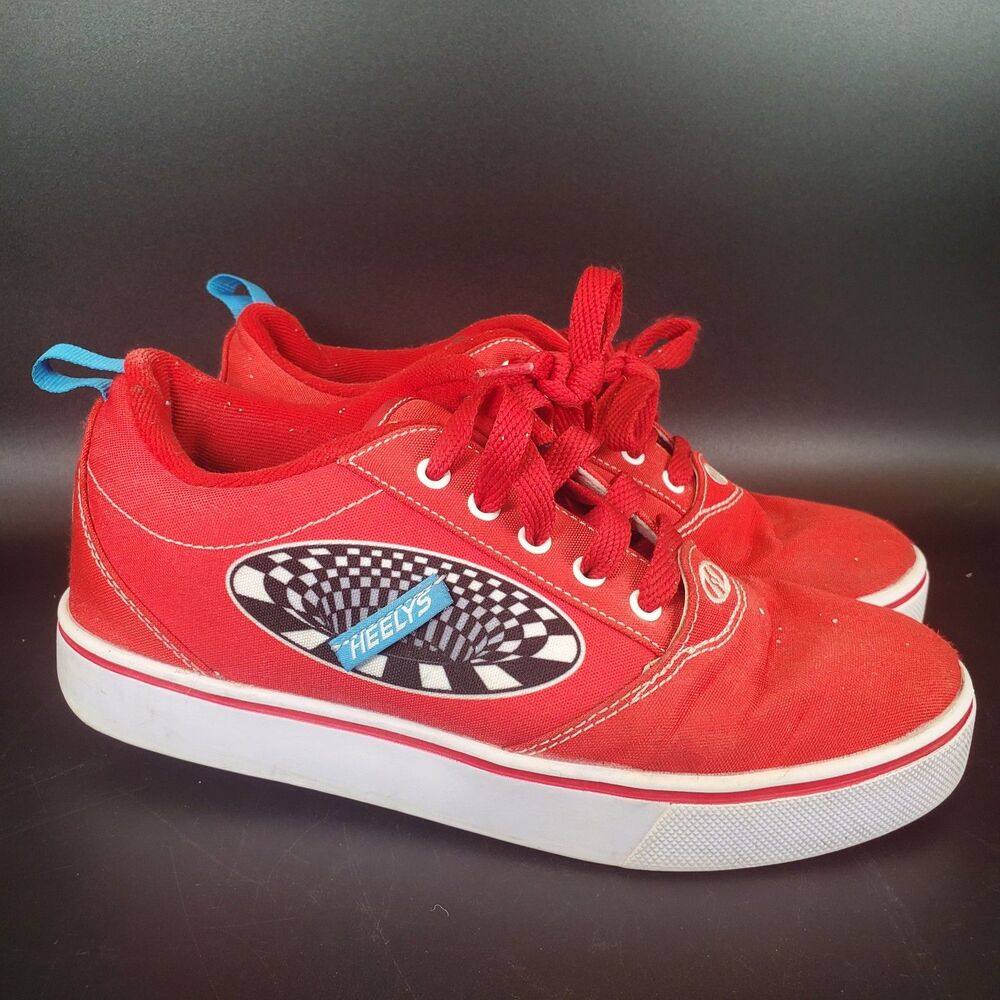 Heelys Pro 20 Red Youth Size 6 Roller Shoes Sneakers Kids